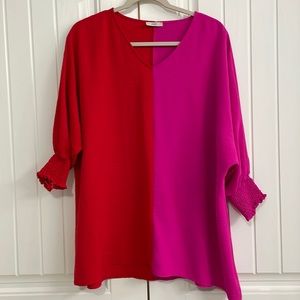 Dolman sleeve blouse